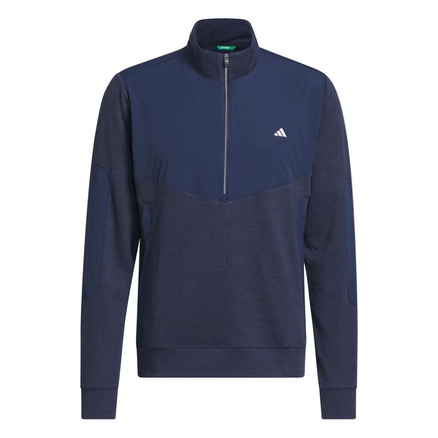 Adidas Ultimate365+ Course Control Hybrid Quarter-Zip Sweatshirt - Navy