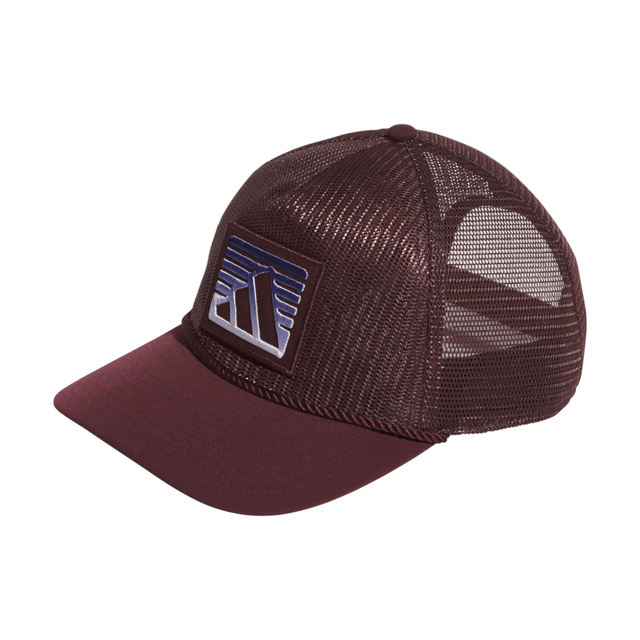 Adidas Mesh 5 Panel Rope Hat - Maroon