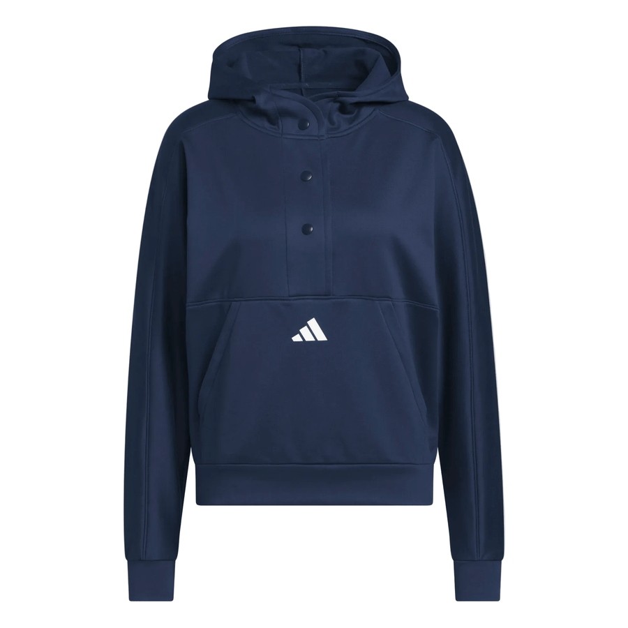 Adidas Sweat à capuche ample Climawarm à pressions Beyond The Course - bleu marine