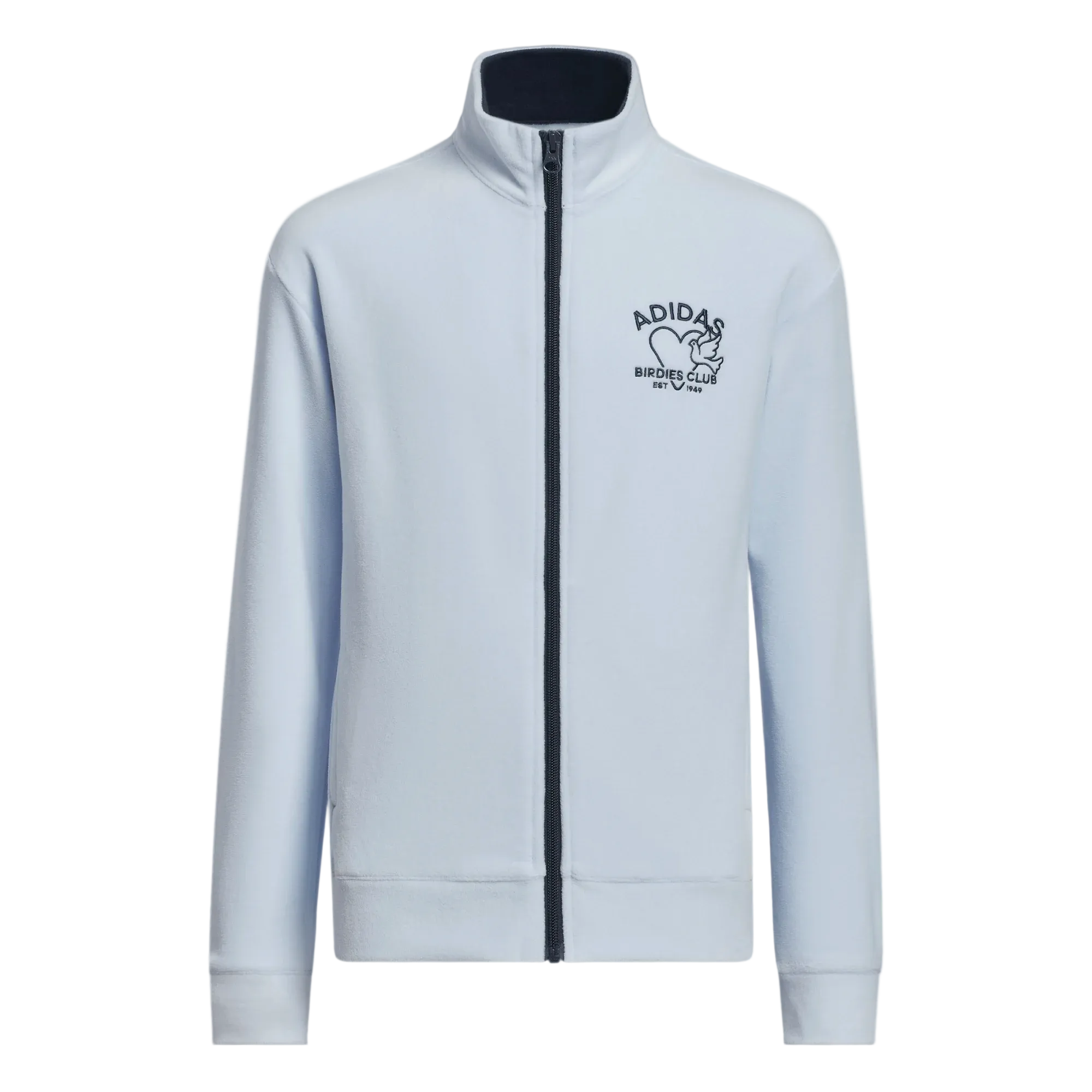 Adidas Junior's Birdies Club Fleece Jacket - Blue