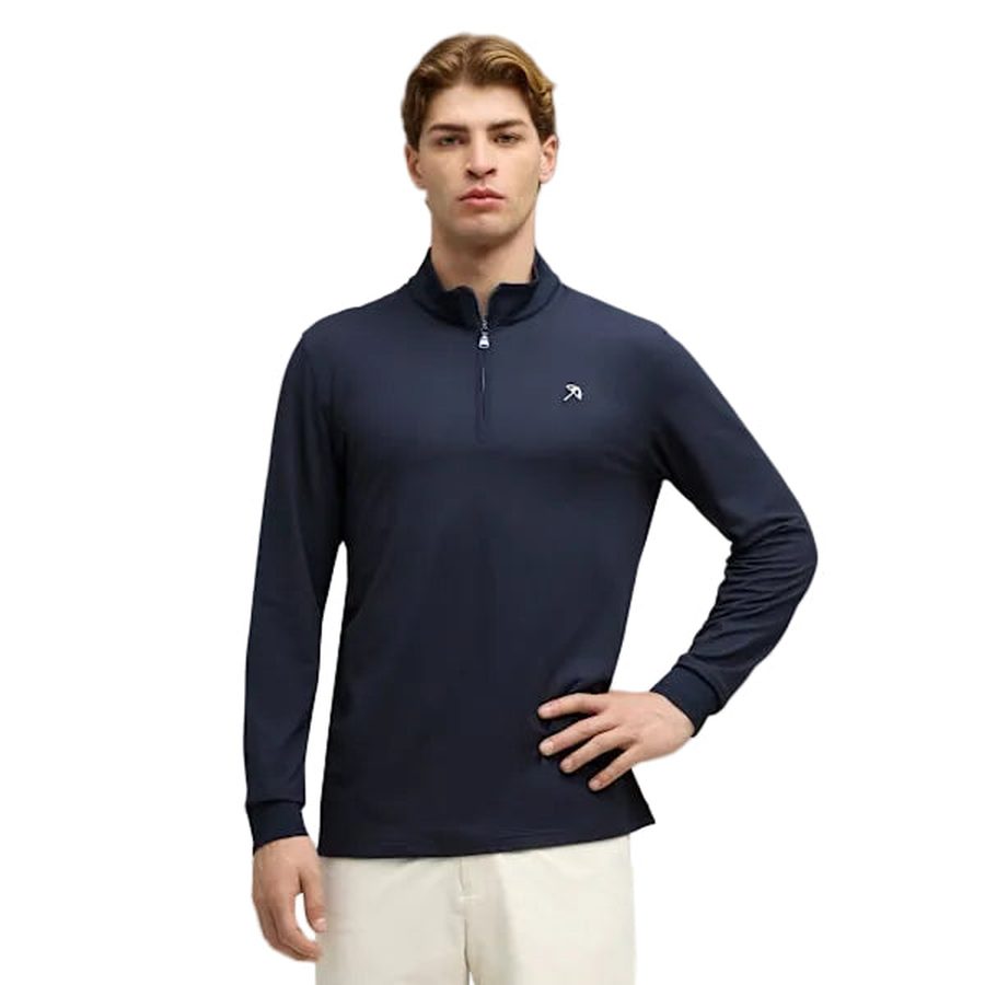 Puma x Arnold Palmer CLOUDSPUN 1/4 Zip Golf Jacket - Navy