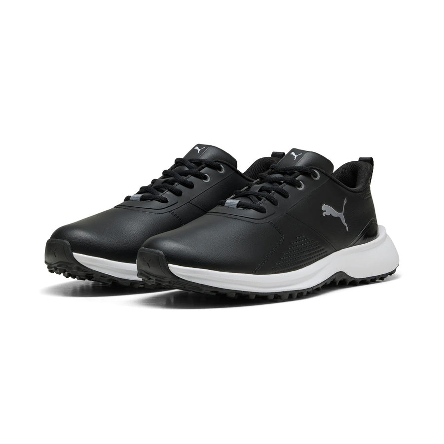 Puma Fusion Grip 6 Evo Spikeless Golf Shoes - Black/Silver
