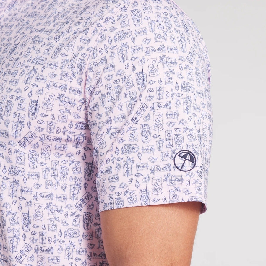 Puma Golf X AP Sketch Polo - Pink