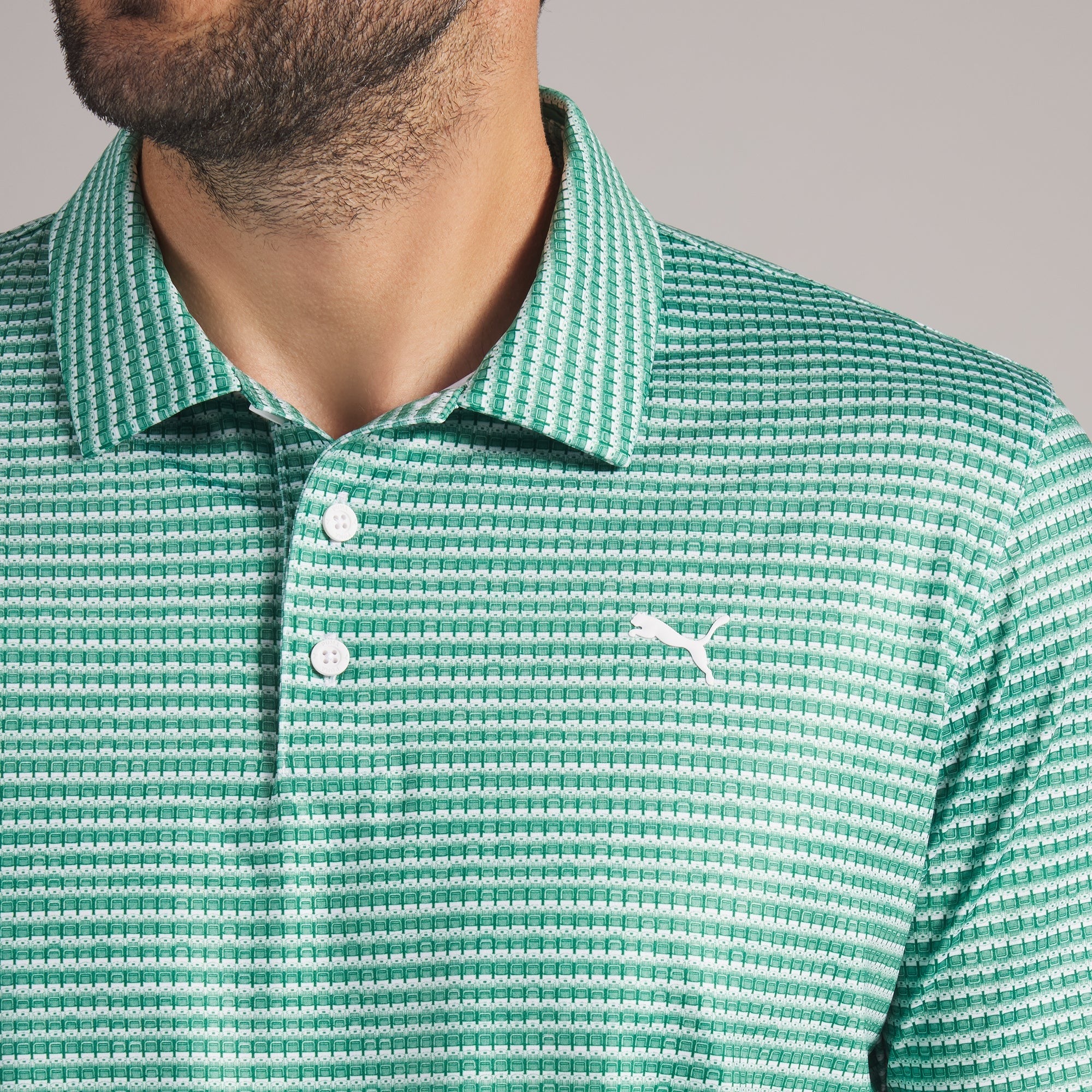 Puma MATTR Stadium LC Golf Polo - Green