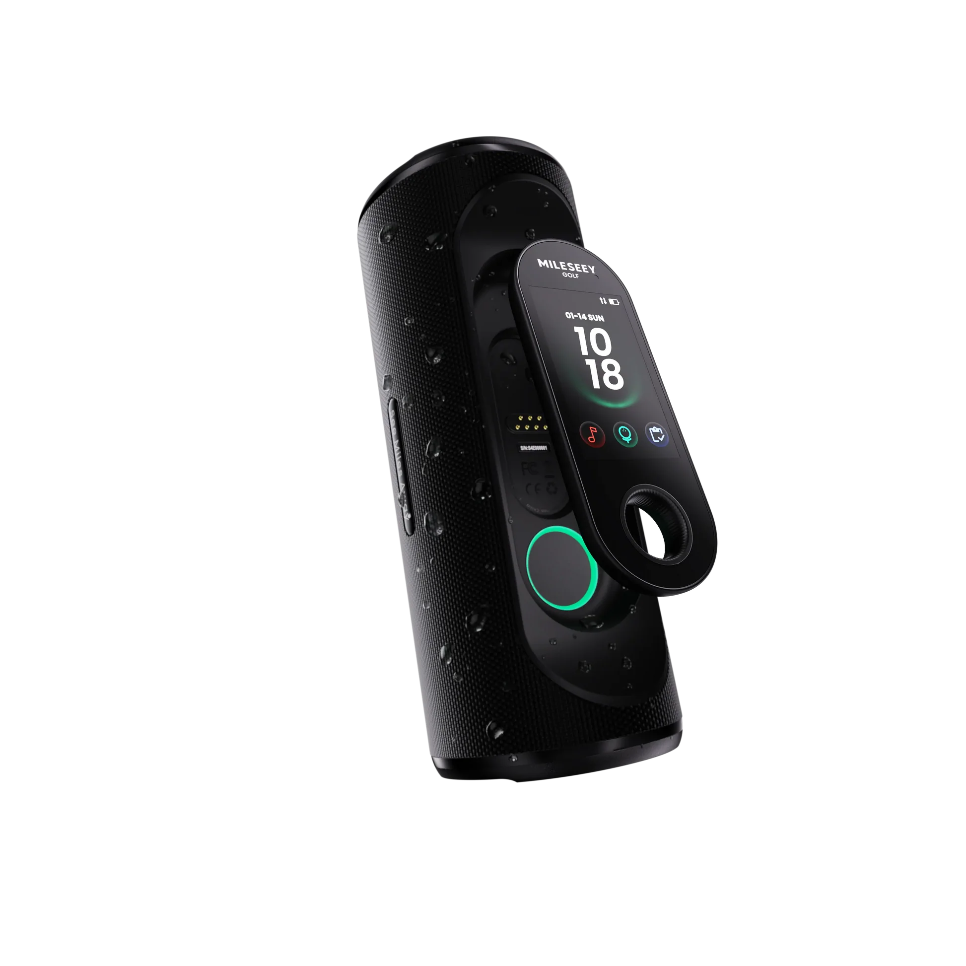 MILESEEY GeneSonic Pro Detachable Golf GPS Speaker