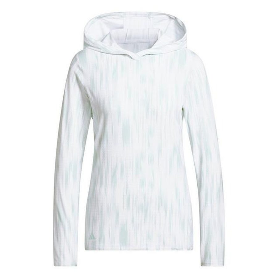 Adidas Ladies Ultimate365 Printed Hoodie - White