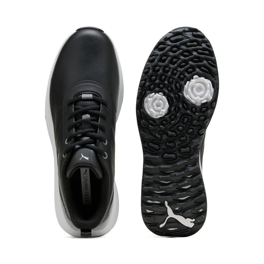 Puma Fusion Grip 6 Evo Spikeless Golf Shoes - Black/Silver
