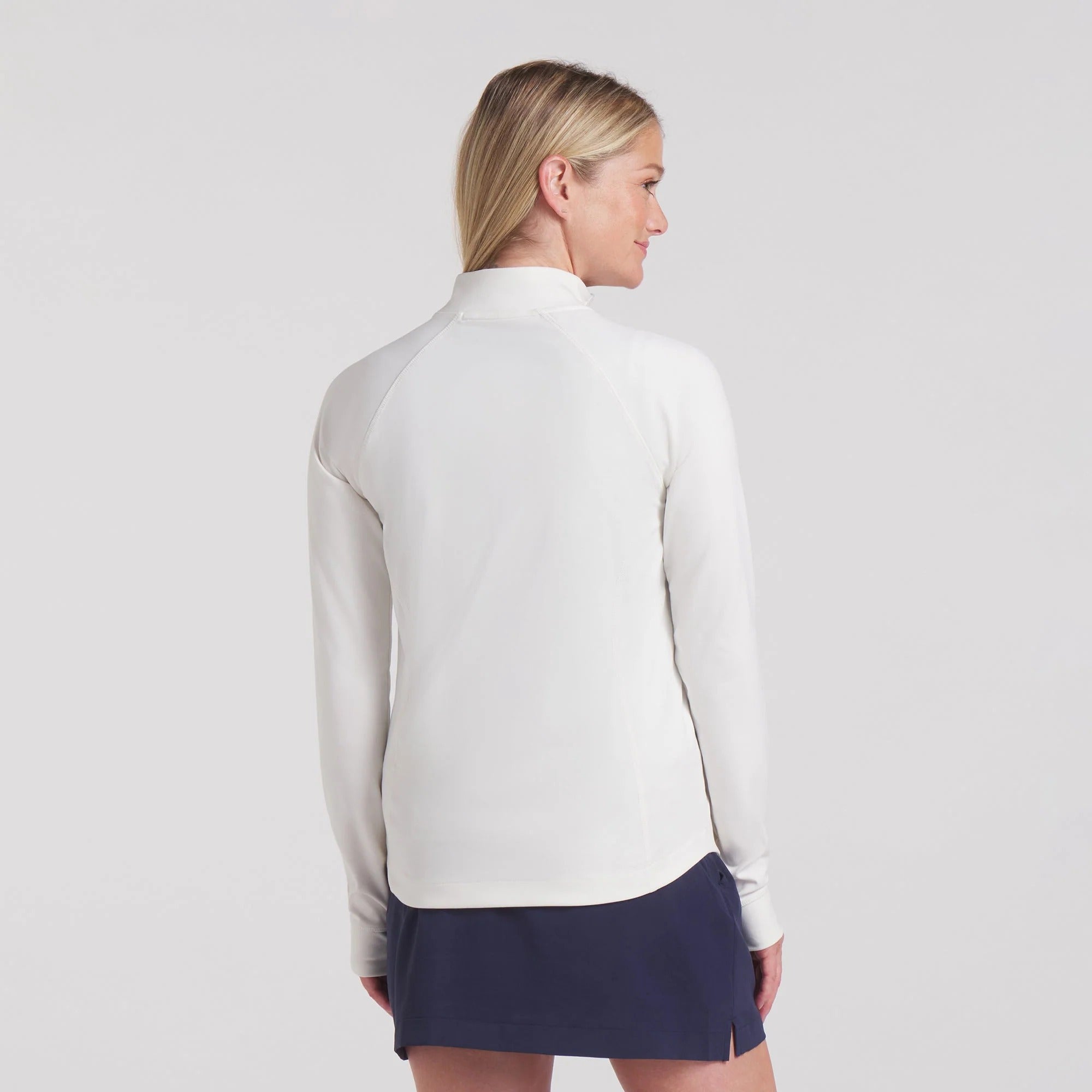 Puma Ladies Cloudspun Tech FZ Power Golf Jacket - White