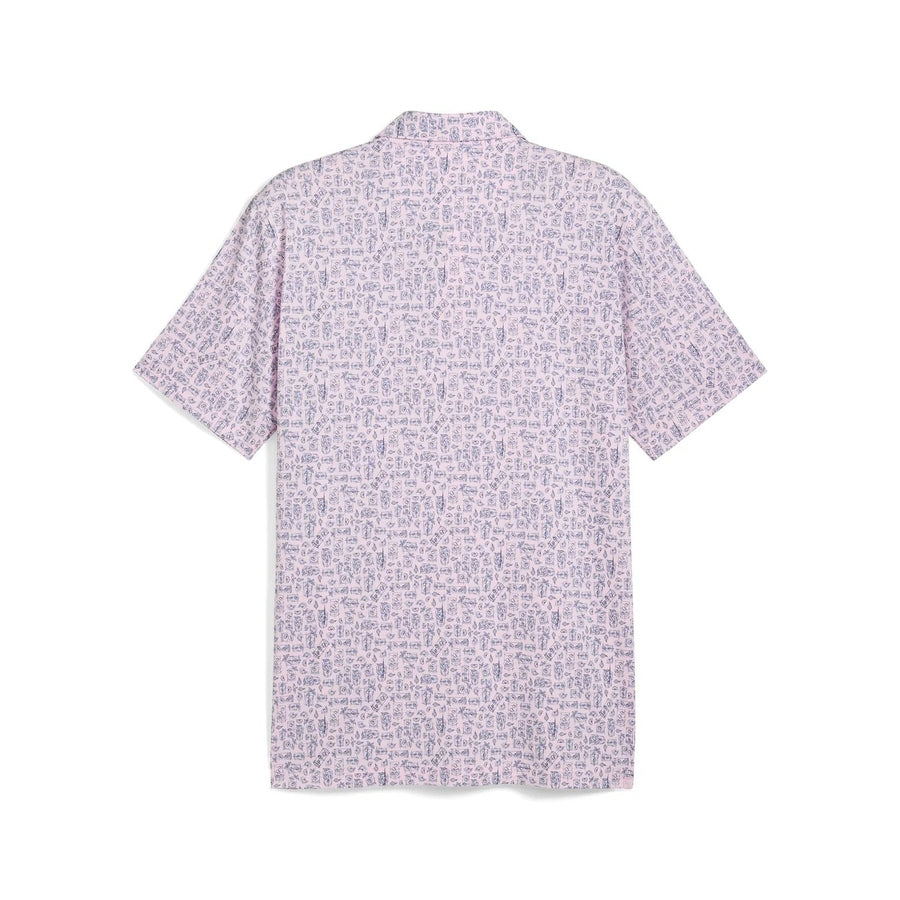 Puma Golf X AP Sketch Polo - Pink
