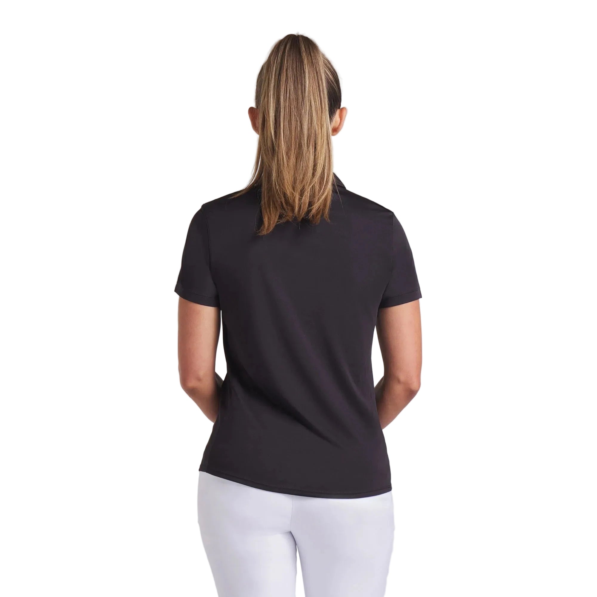Puma Ladies Pure 2.0 Short Sleeve Polo - Black