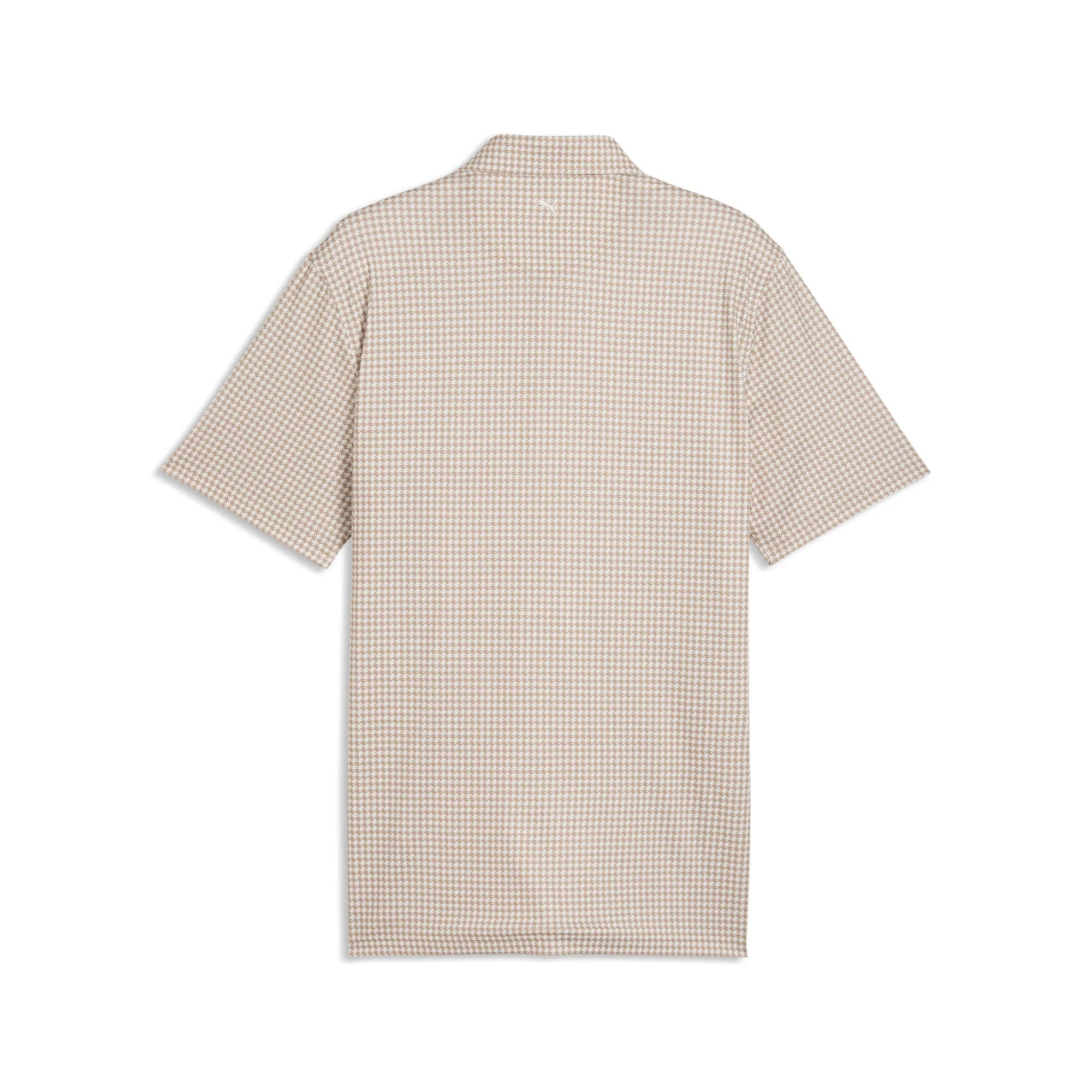 Puma CLOUDSPUN Mono Check BN Golf Polo - Brown