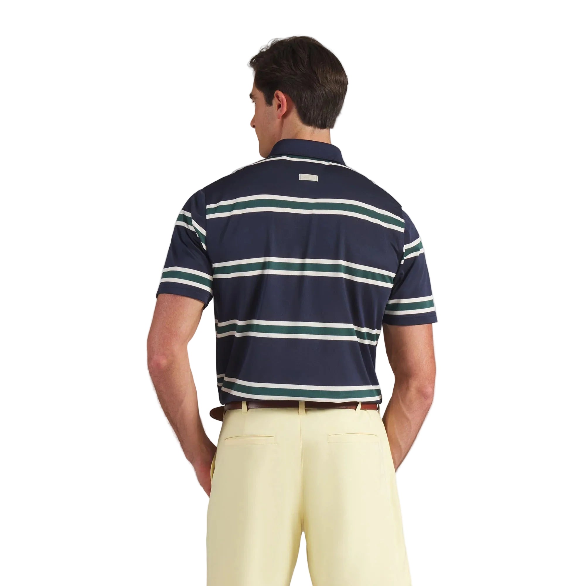 Puma x AP Pique Stripe Golf Polo - Navy