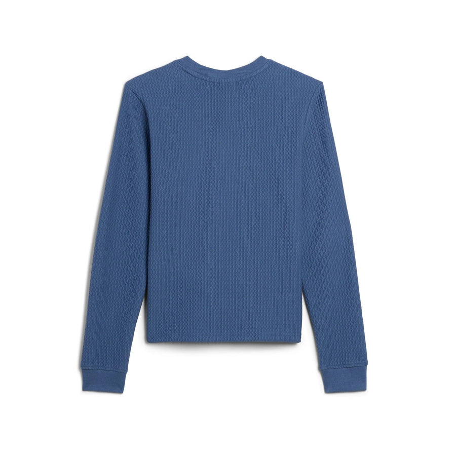 Puma Ladies Boulder Crew Golf Sweater - Indigo