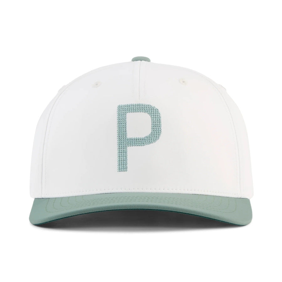 Puma Crafted P Golf Cap - White/Green