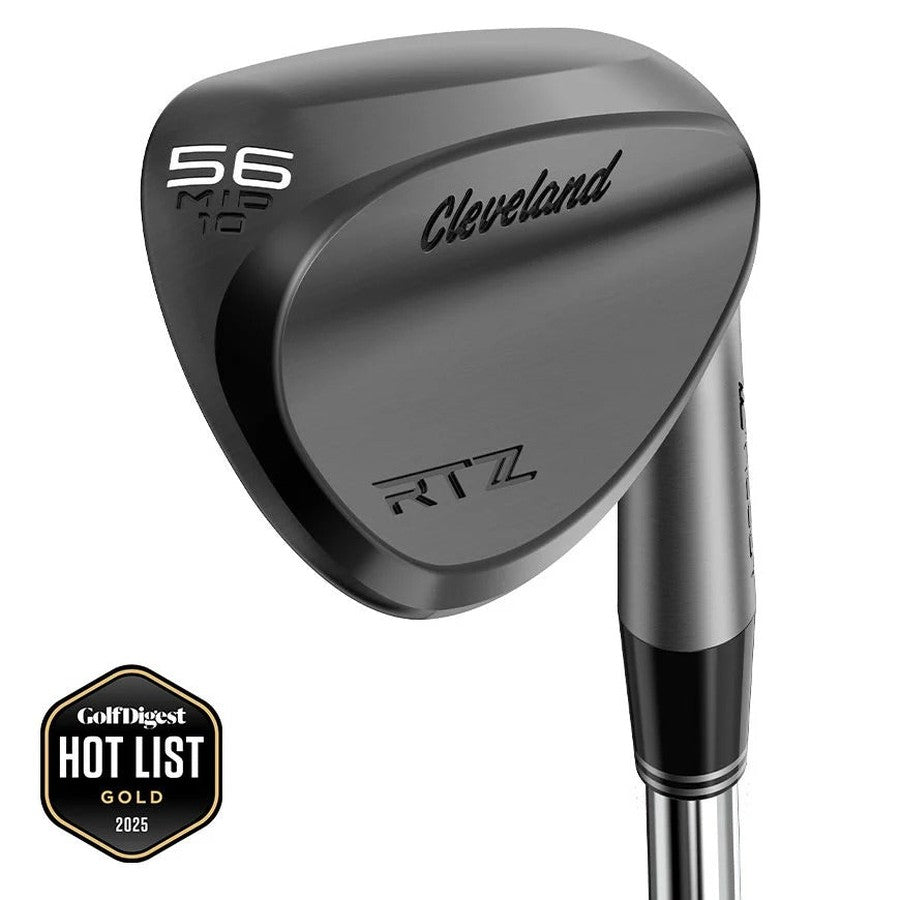 Cleveland RTZ Black Satin Wedge - FREE Custom Options