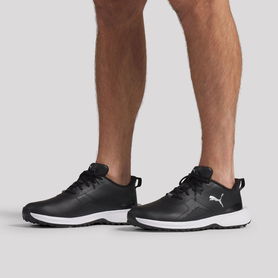 Puma Fusion Grip 6 Evo Spikeless Golf Shoes - Black/Silver