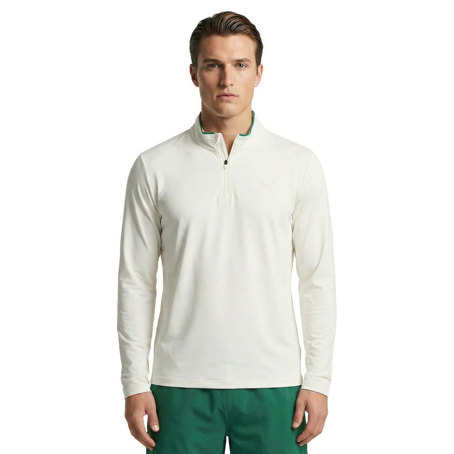 PUMA Golf 30904 1/4 Zip - White