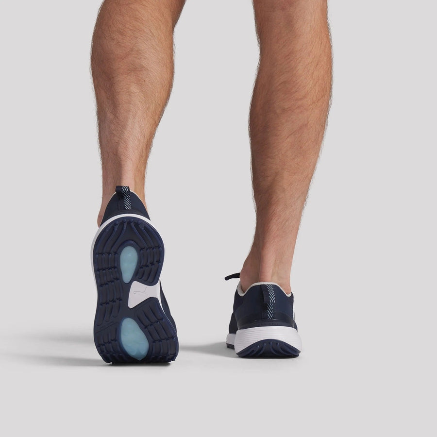 Puma Gruve Sport Spikeless Golf Shoes - Deep Navy/Ash Gray