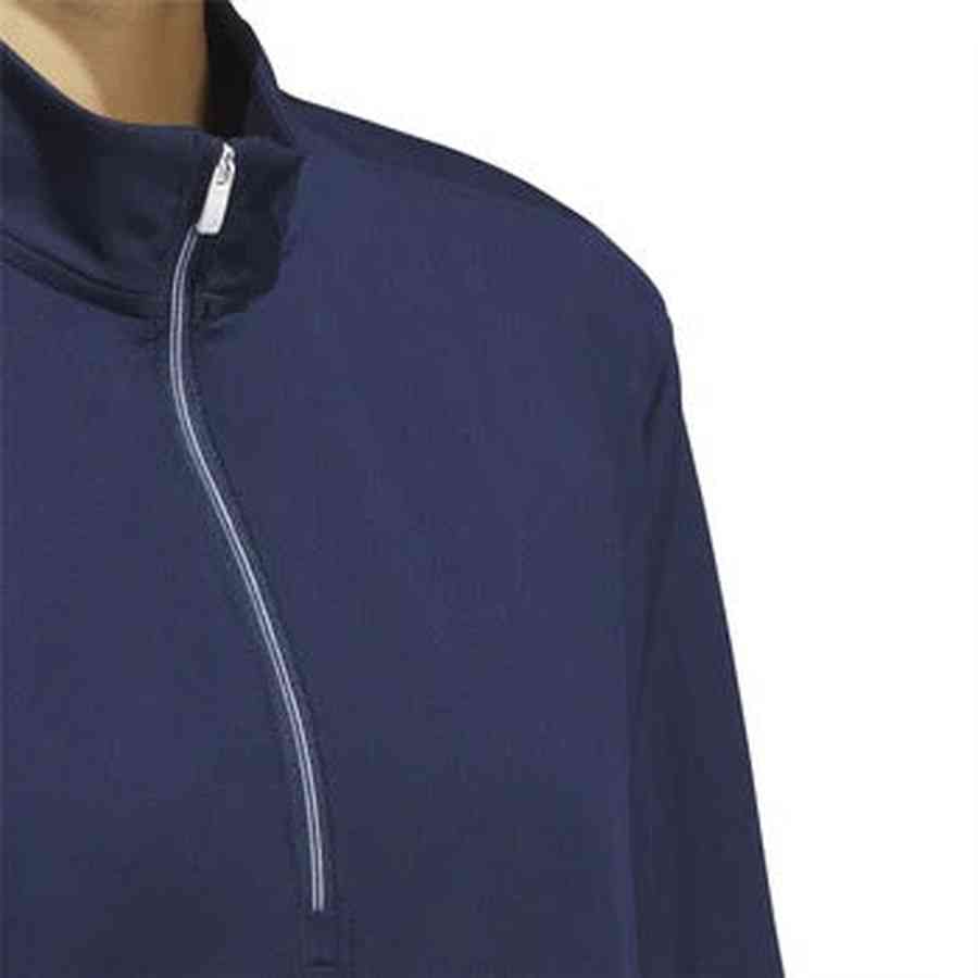 Adidas Ladies Ultimate365 Half-Zip Layering Top - Navy