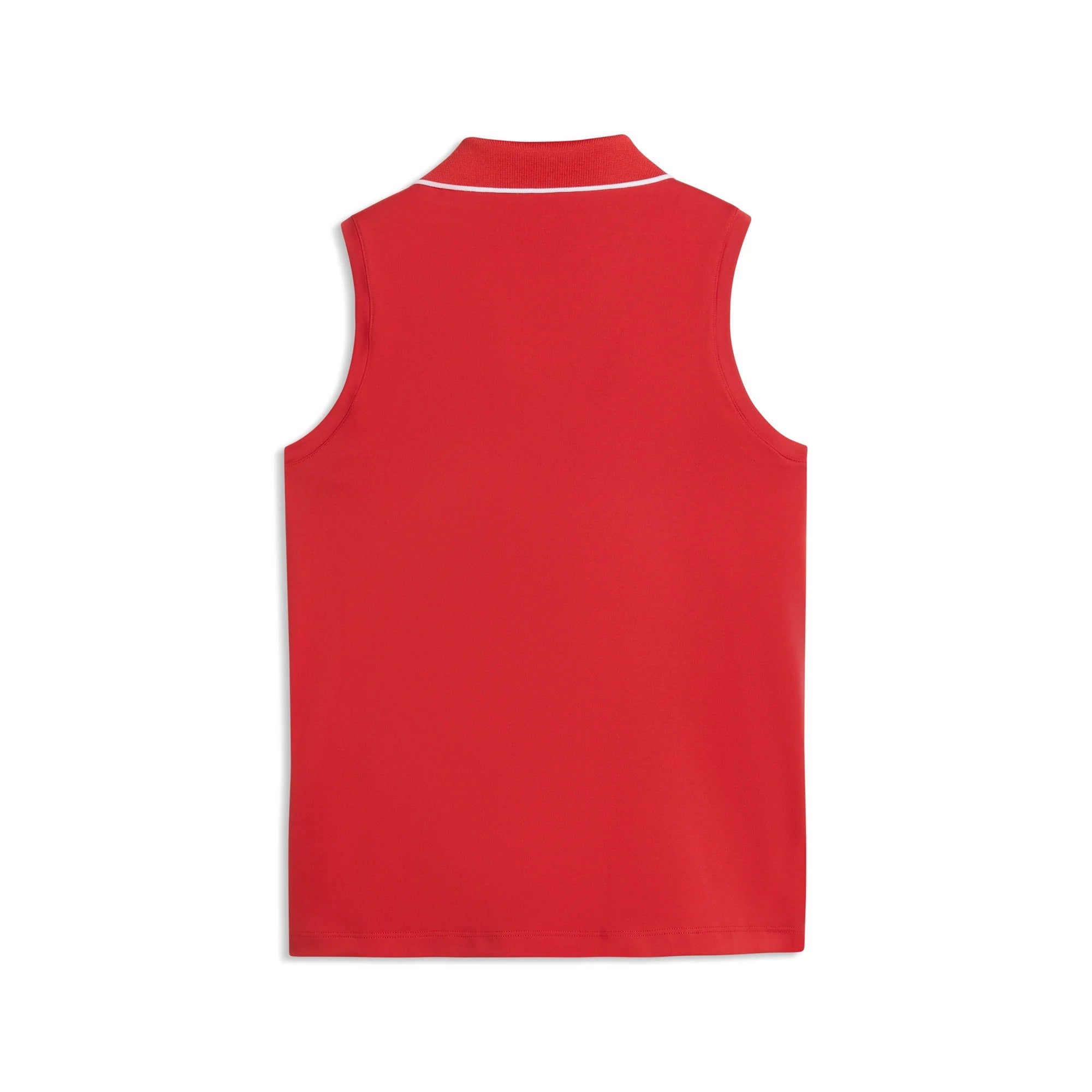 Puma Ladies CLOUDSPUN Essential Sleeveless Golf Polo - Red