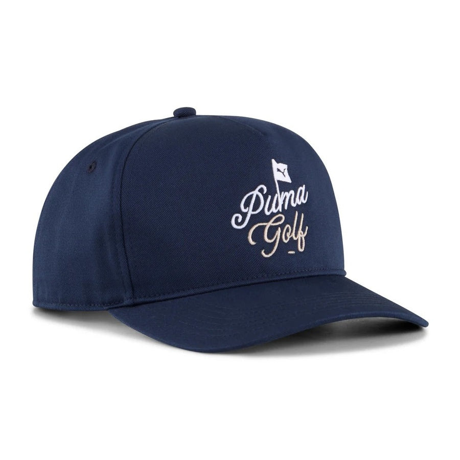 Puma Golf Flagstick Snapback Cap - Navy