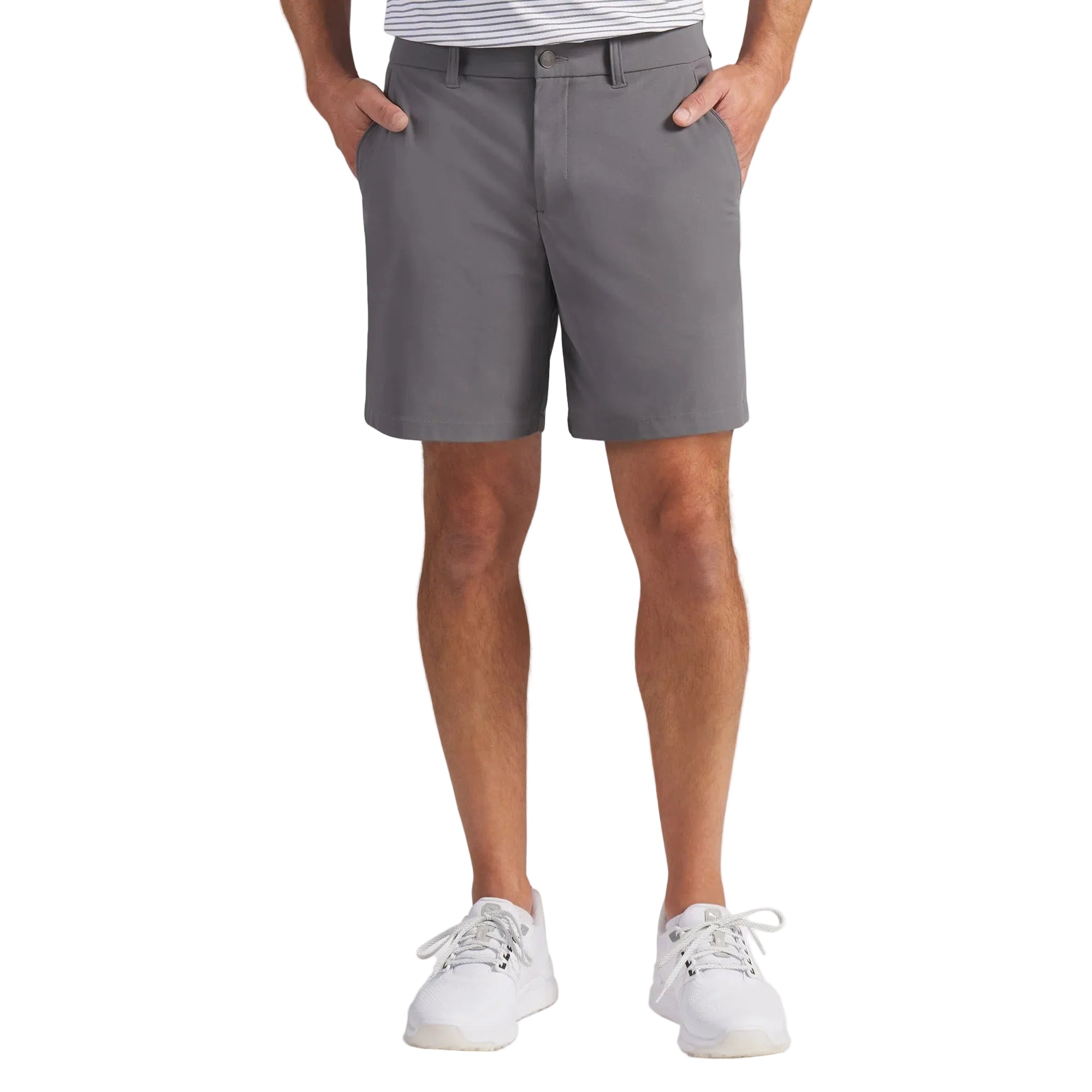 Puma 101 Premier 7" Golf Shorts - Grey