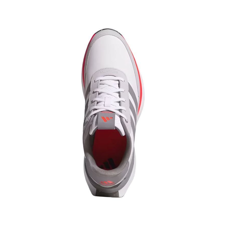 Adidas S2G 24 Leather Spikeless Golf Shoes - White/Red