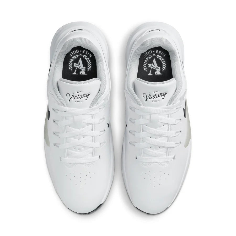 Nike Victory Pro 4 Golf Shoes - White/Black