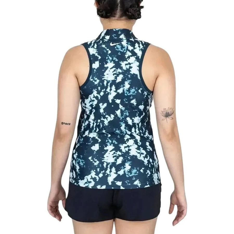 Nike Victory Ladies Dri-FIT Sleeveless Printed Golf Polo