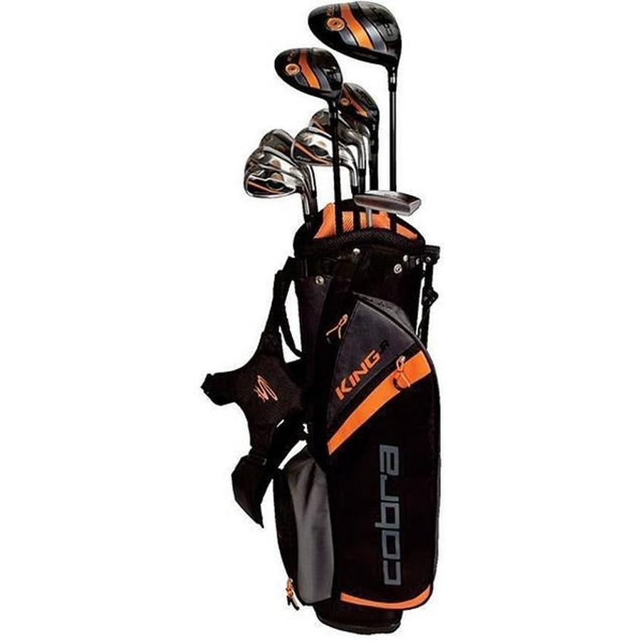 Cobra King Junior Golf Set - Black/Orange Ages 7-9