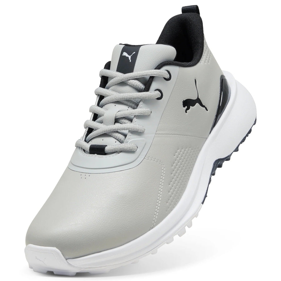 Puma Fusion Grip 6 Evo Spikeless Golf Shoes - Ash Gray/Black