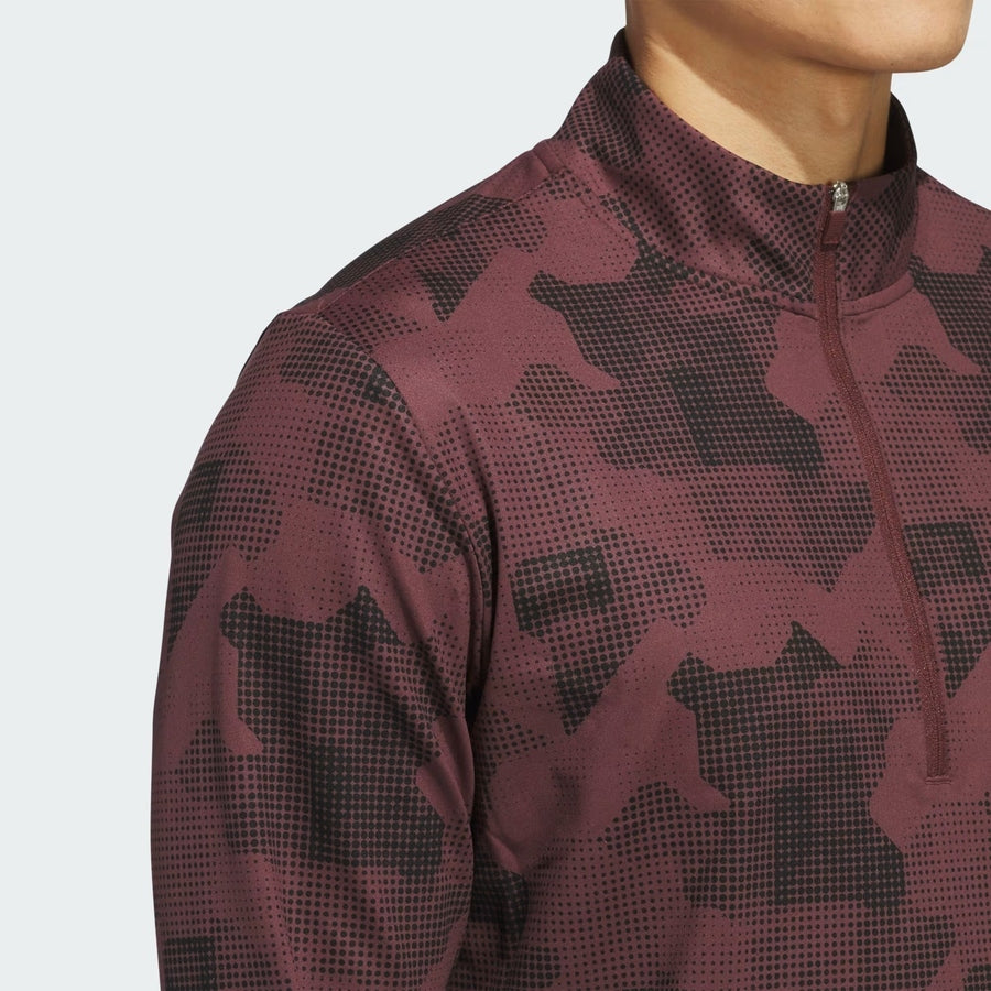 Adidas Go-To Printed Quarter Zip Pullover