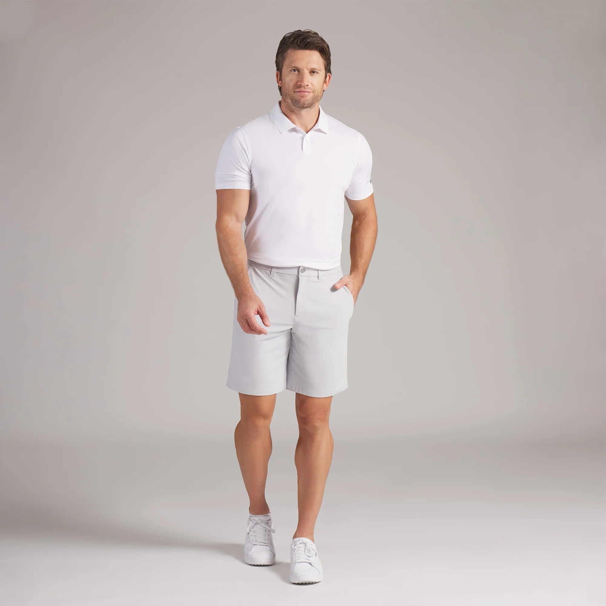 Puma 101 Premier 9" Golf Shorts - Gray
