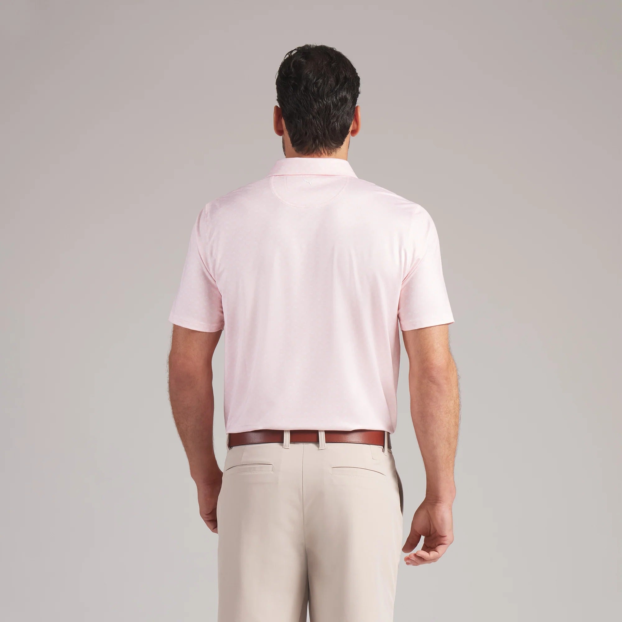 Puma MATTR Scallop BN Golf Polo - Rose