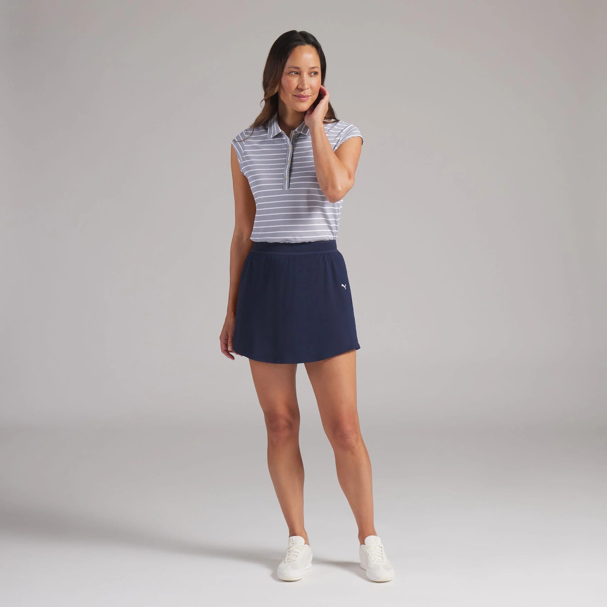Puma Ladies Lettie 15.5" Golf Skirt - Navy