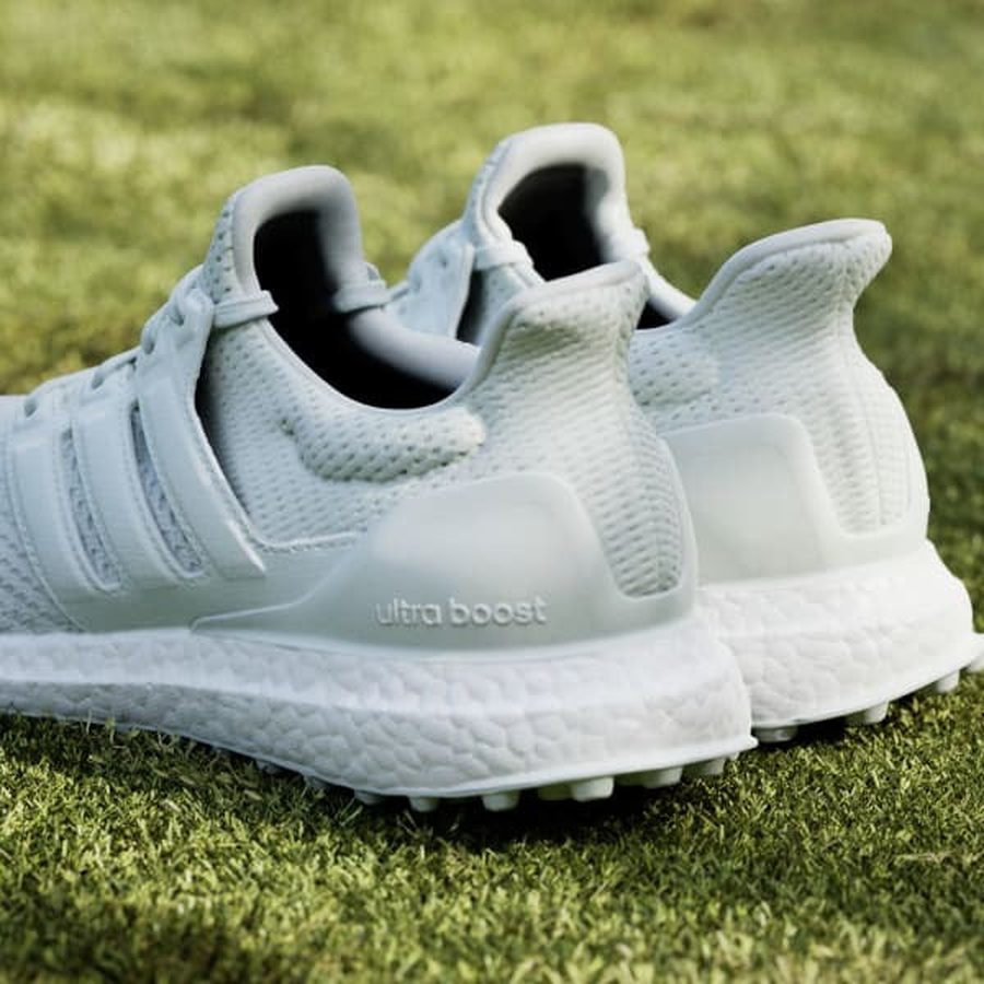 Adidas Ultraboost Spikeless Golf Shoes - Green/White