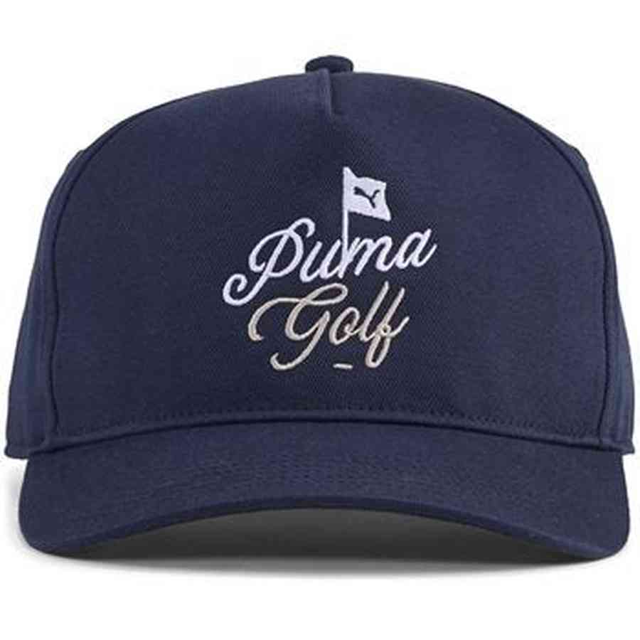 Puma Golf Flagstick Snapback Cap - Navy