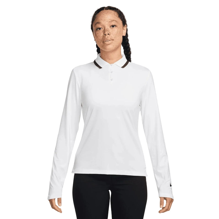 Nike Ladies Tour Dri-FIT UV Long-Sleeve Golf Polo