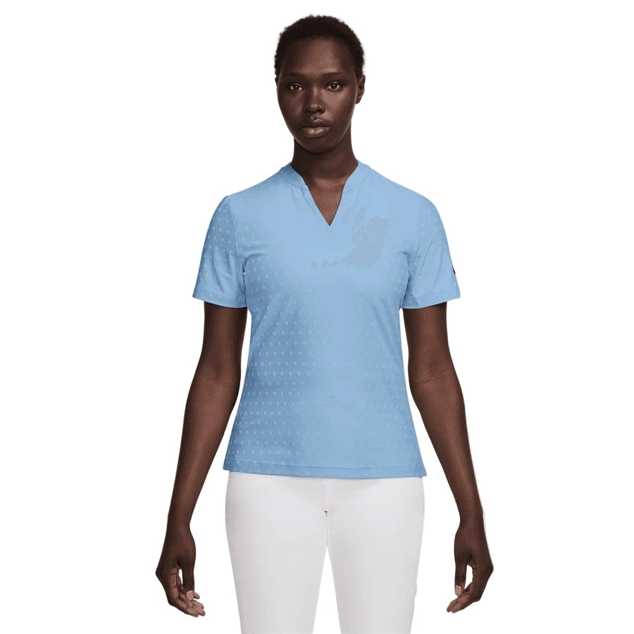 Nike Tour Ladies Dri-FIT Short-Sleeve Blade Jacquard Golf Polo