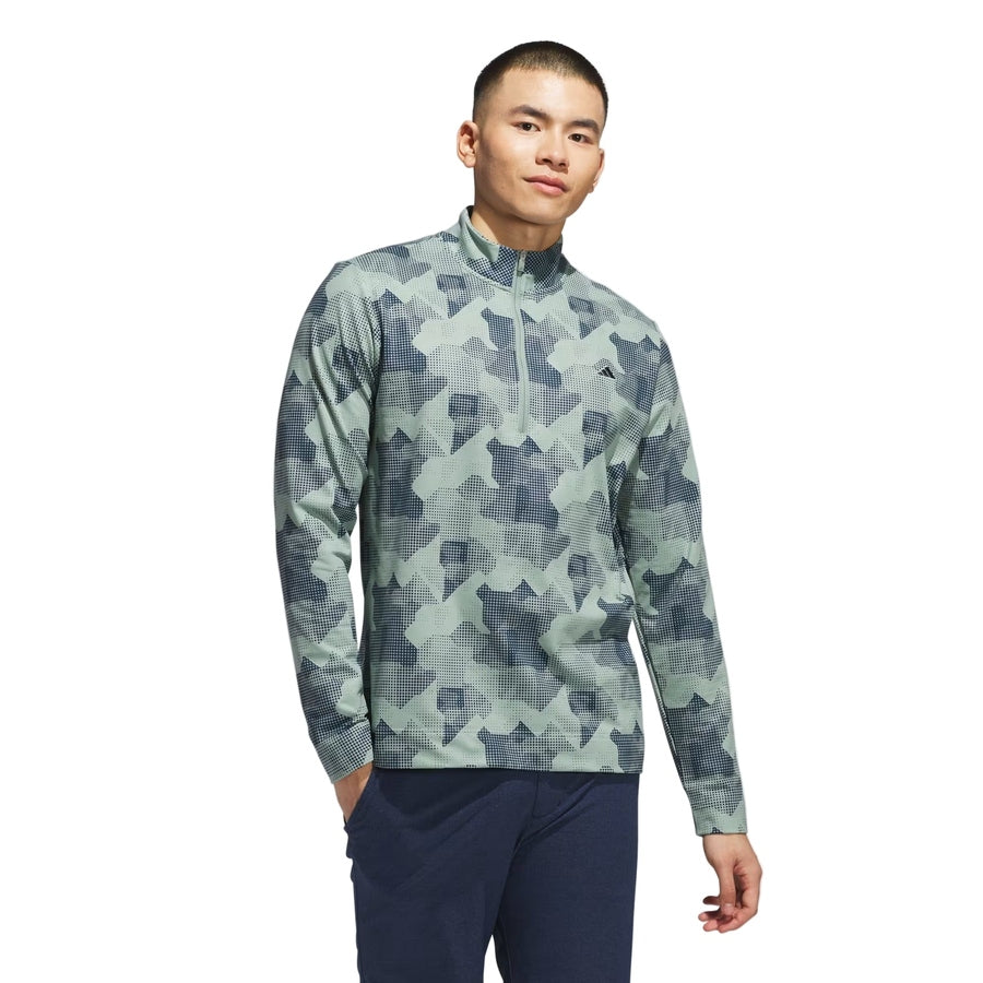 Adidas Go-To Printed Quarter Zip Pullover