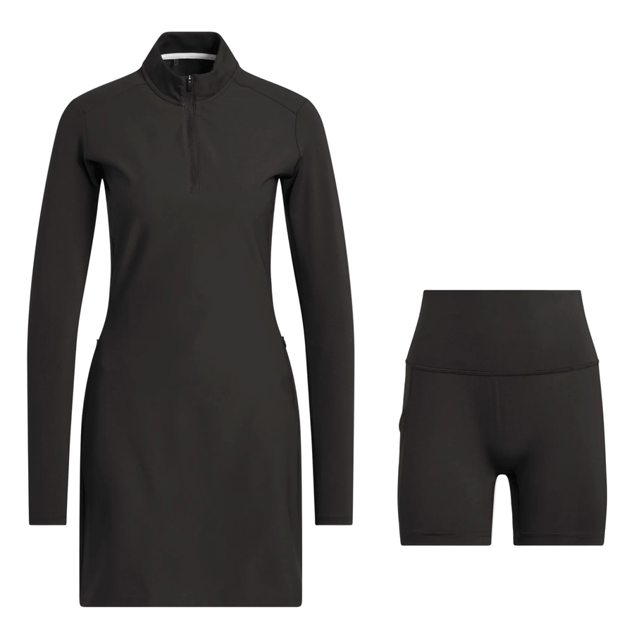Adidas Ultimate Long Sleeve Golf Dress - Black