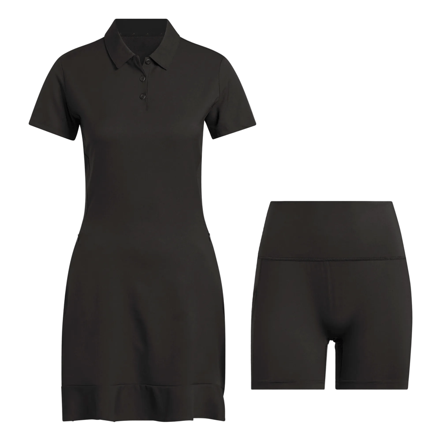 Adidas Ultimate Solid Golf Dress - Black