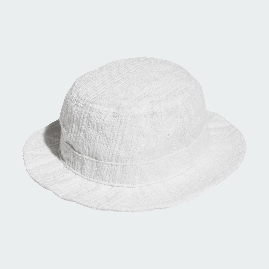 Adidas Ladies Boucle Bucket Hat - White
