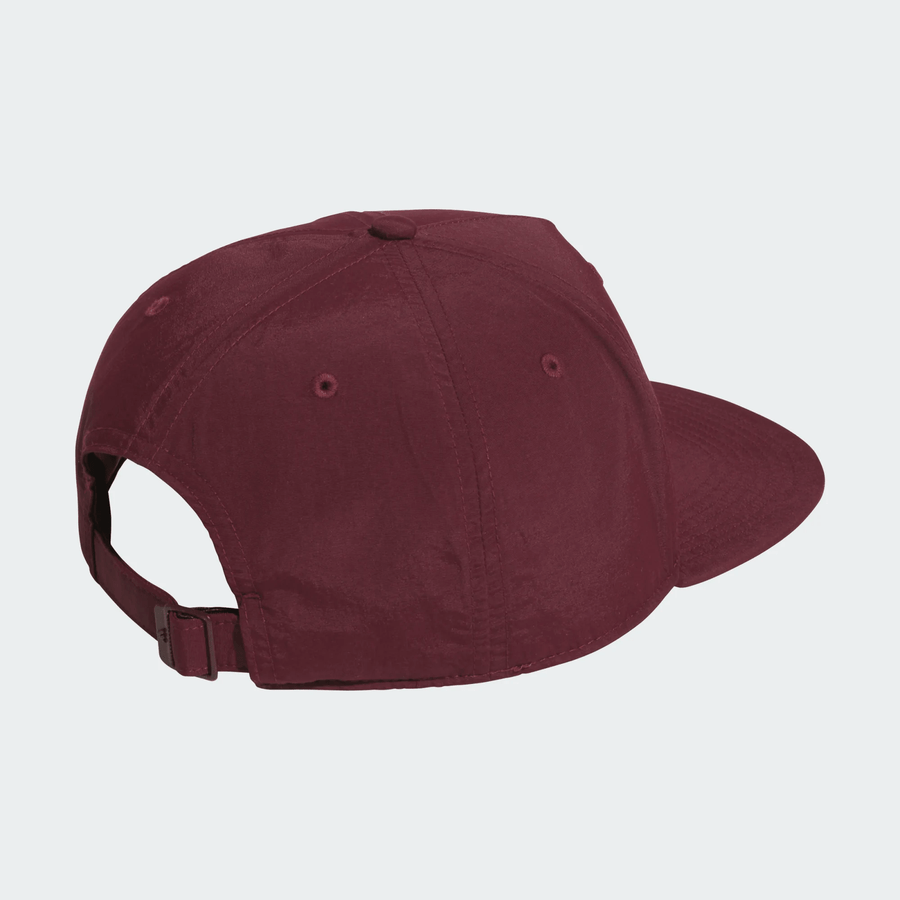 Adidas 5 Panel Crinkled Nylon Hat - Maroon