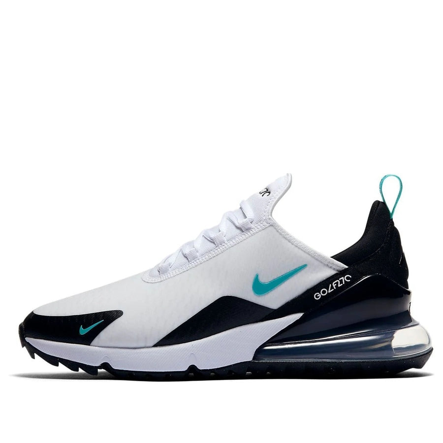 Nike Air Max 270 G Spikeless Golf Shoes - White/Black