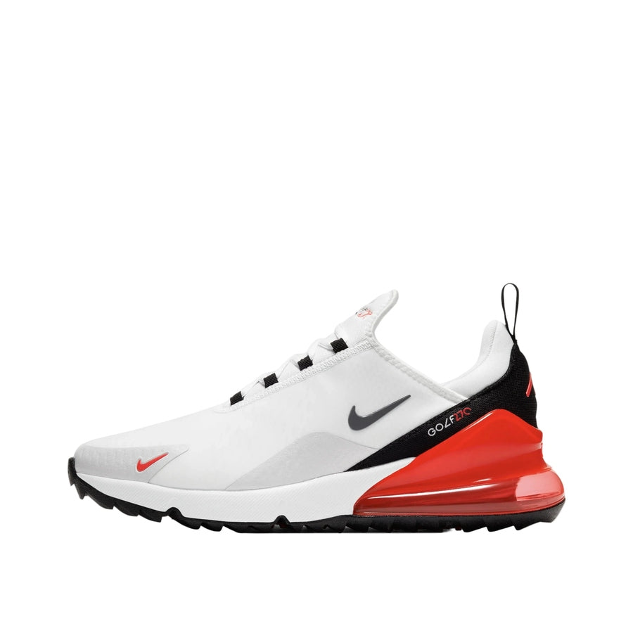 Nike Air Max 270 G Spikeless Golf Shoes - White/Red