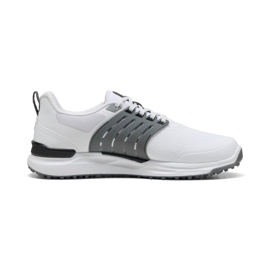 Puma Ignite Elevate 2 Wide Spikeless Golf Shoes - White/Slate Sky
