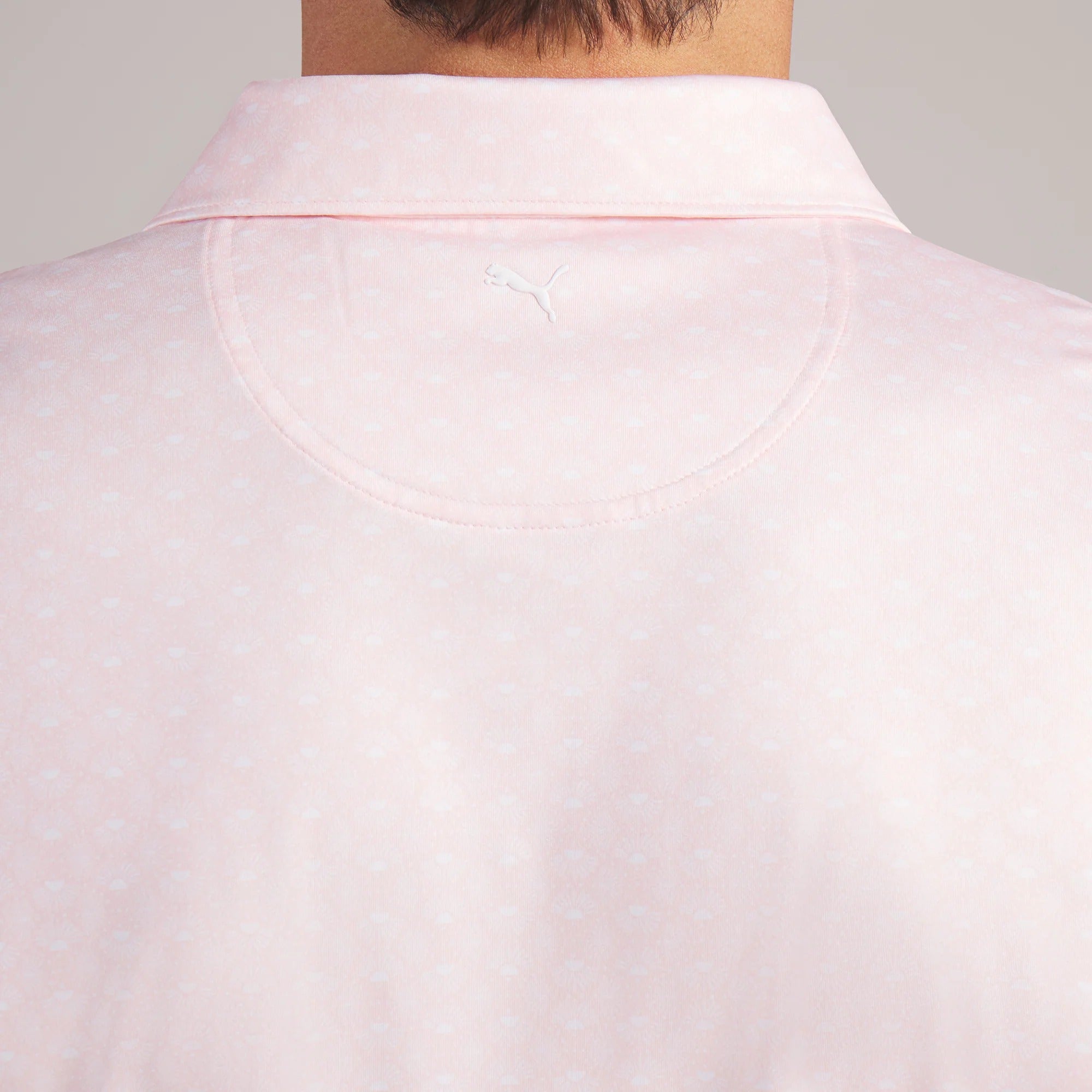 Puma MATTR Scallop BN Golf Polo - Rose