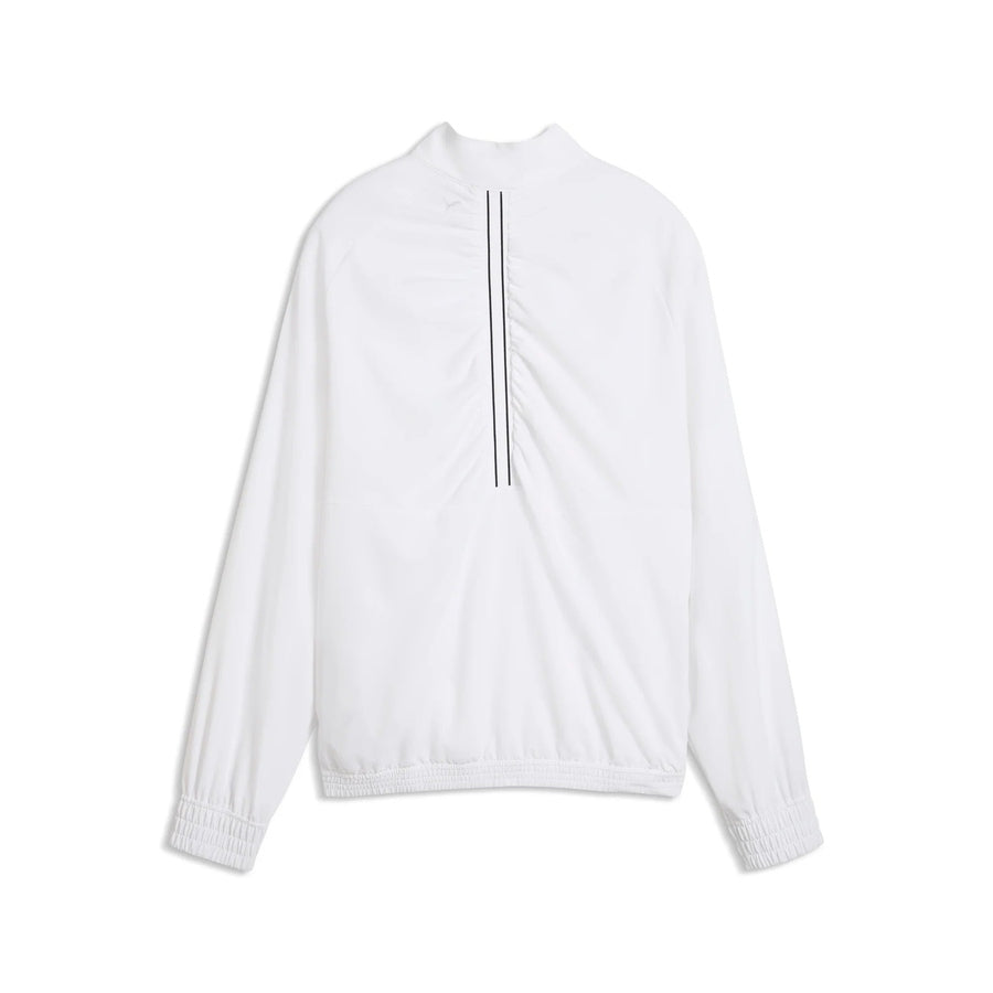Puma Ladies Full-Zip Wind Golf Jacket - White