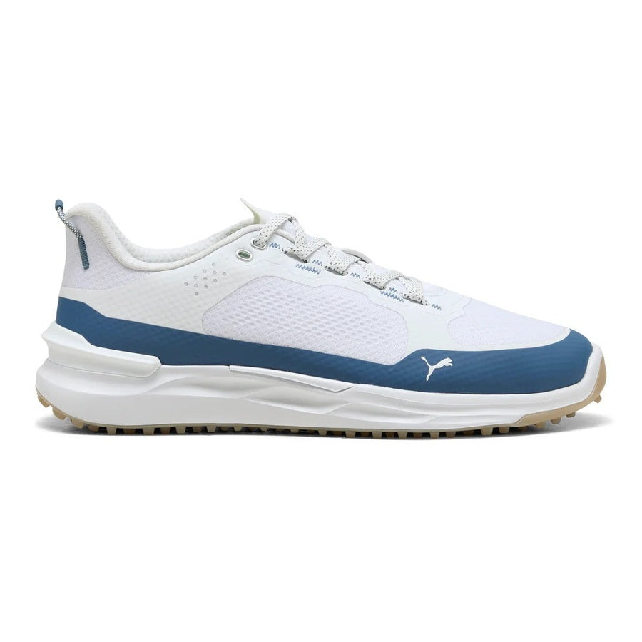 Puma Ignite Elevate X Spikeless Golf Shoes - White/Indigo